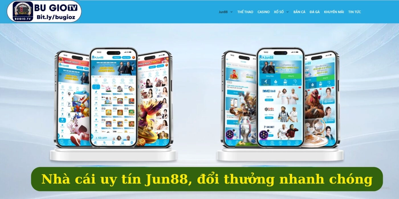 Nhà cái uy tín Jun88, đổi thưởng nhanh chóng